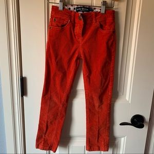 ❌SOLD❌ Mini Boden girls red corduroy pants